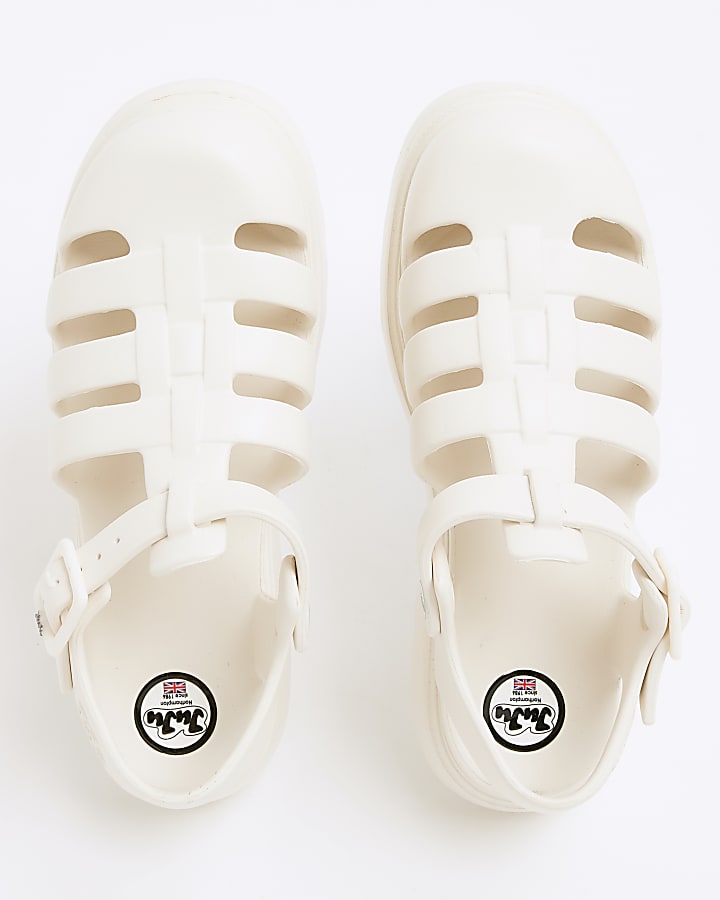 White Chunky Strapped Sandal