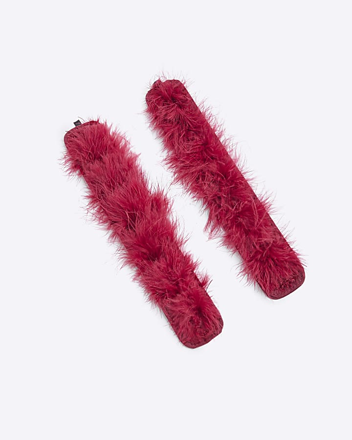 Red Feather Snap Bands