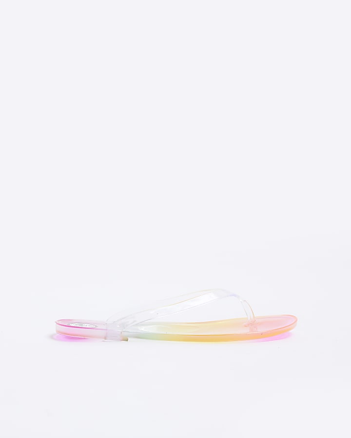 River island jelly flip flops on sale