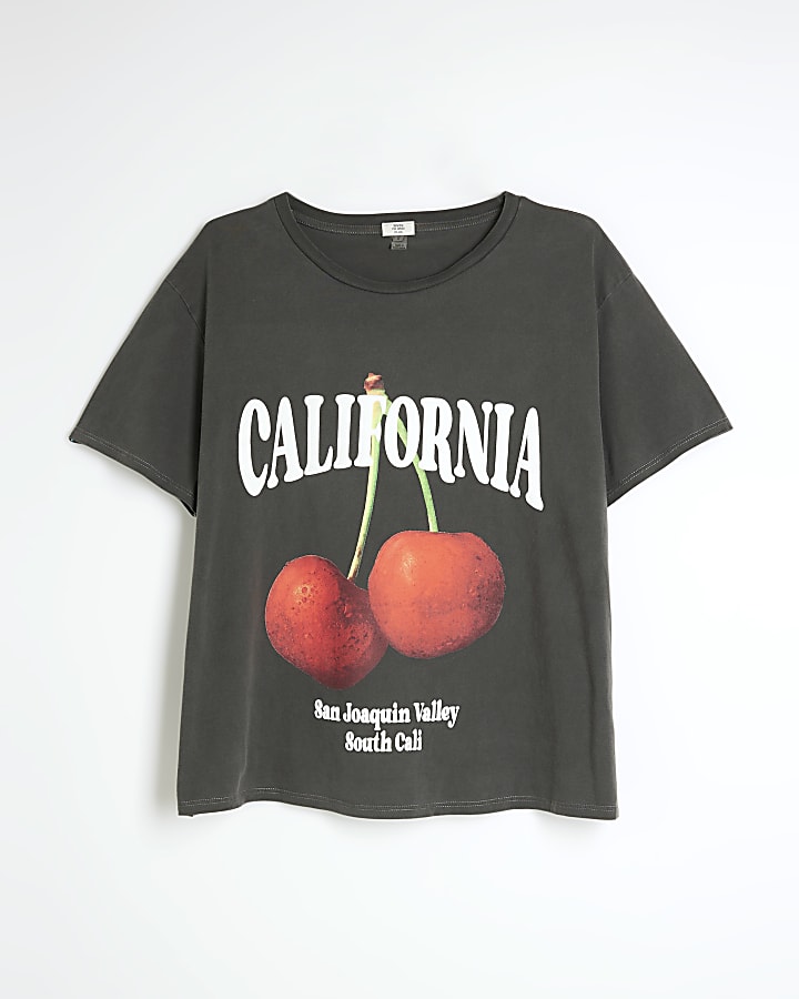 Plus Grey California Cherry T-Shirt