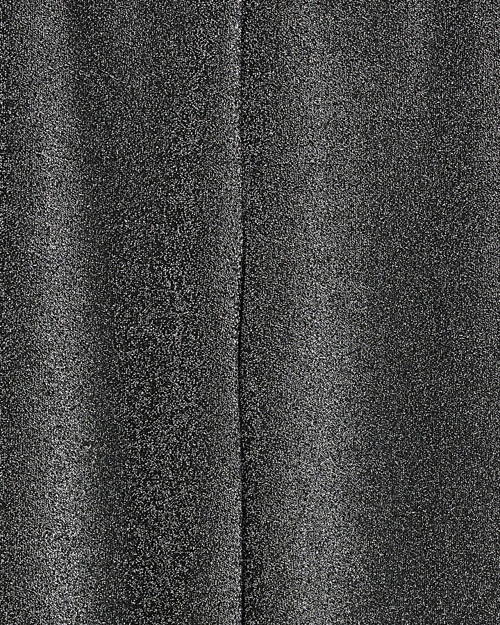 Petite Black Metallic Wide Leg Trousers