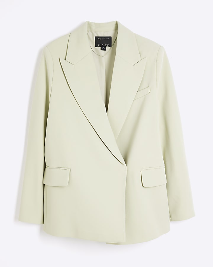 Green Oversized Blazer
