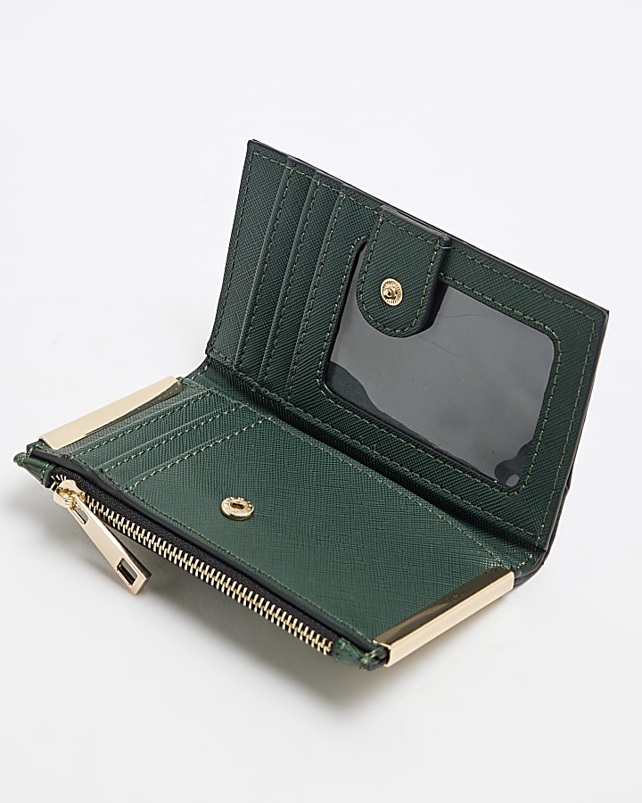 Green Buckle Detail Purse