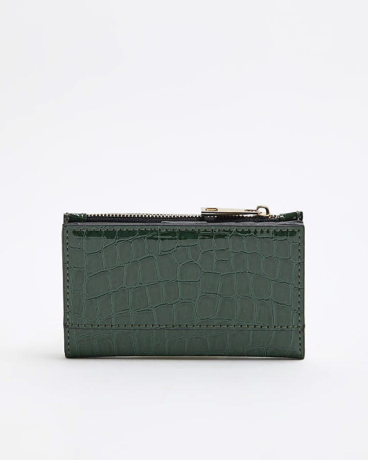 Green Buckle Detail Purse