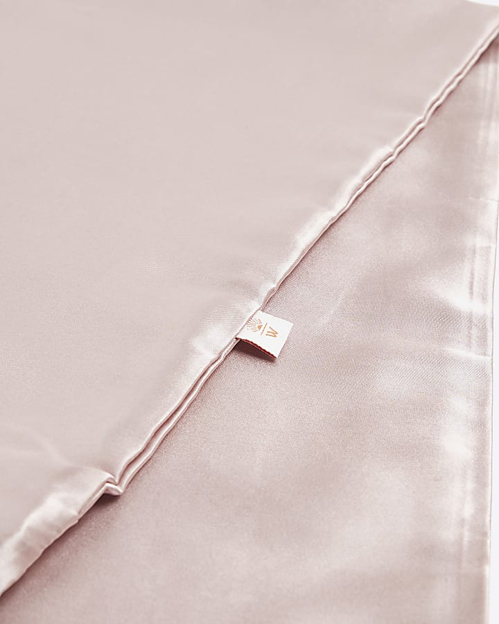 Pink Satin Pillow Case