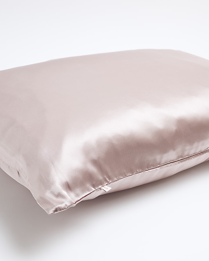 Pink Satin Pillow Case