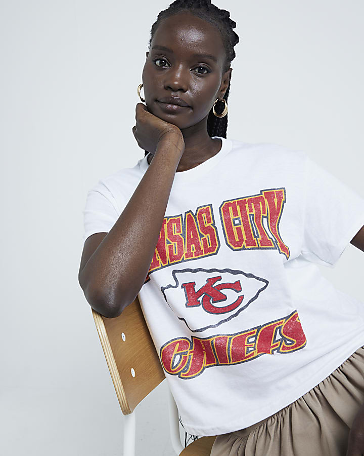White NFL Kansas City graphic t-shirt