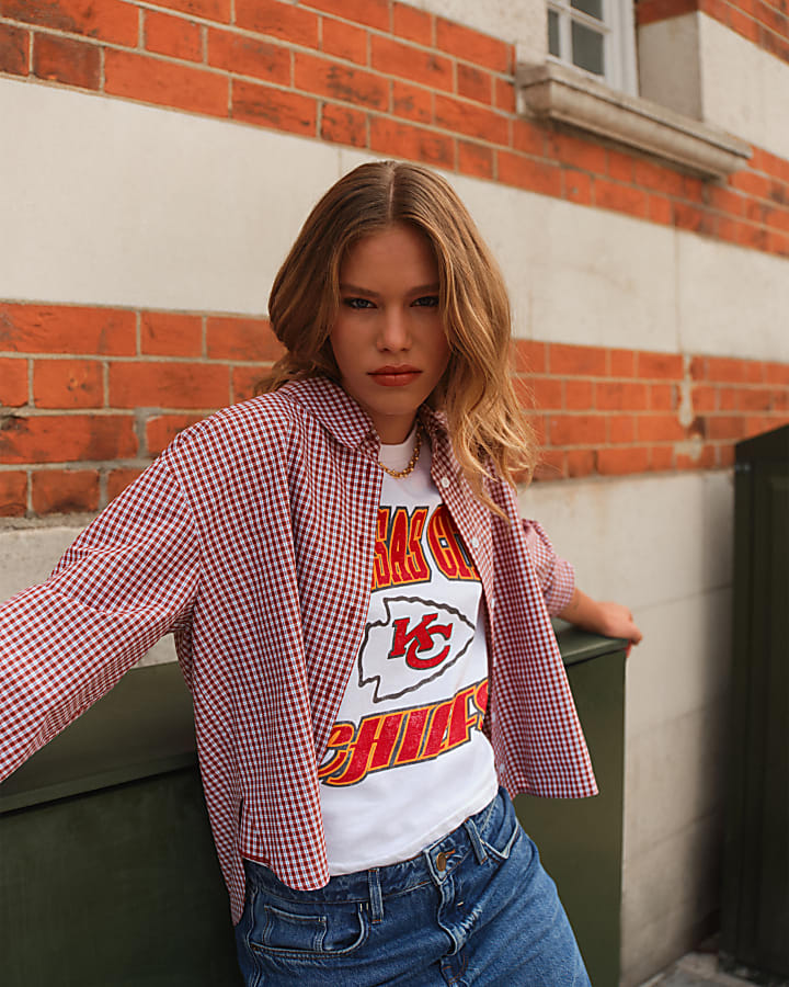 White NFL Kansas City graphic t-shirt