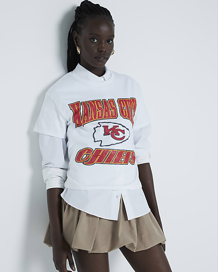 White NFL Kansas City graphic t-shirt