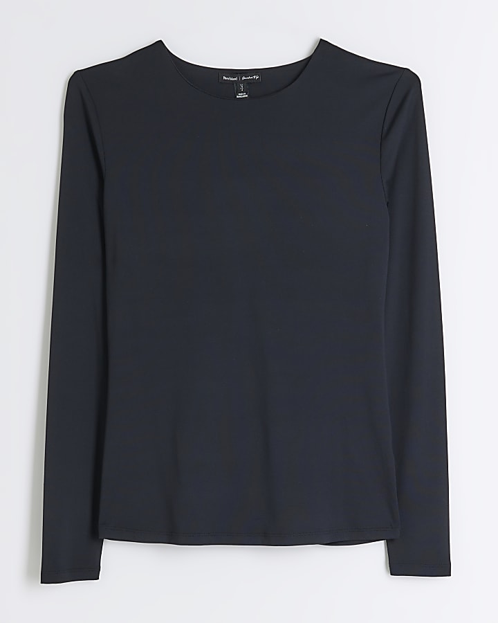 Black Long Sleeve Top