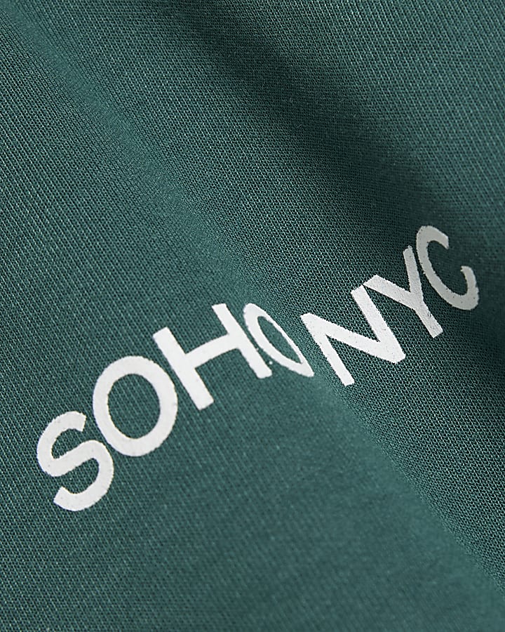 Green Soho NYC Track Top