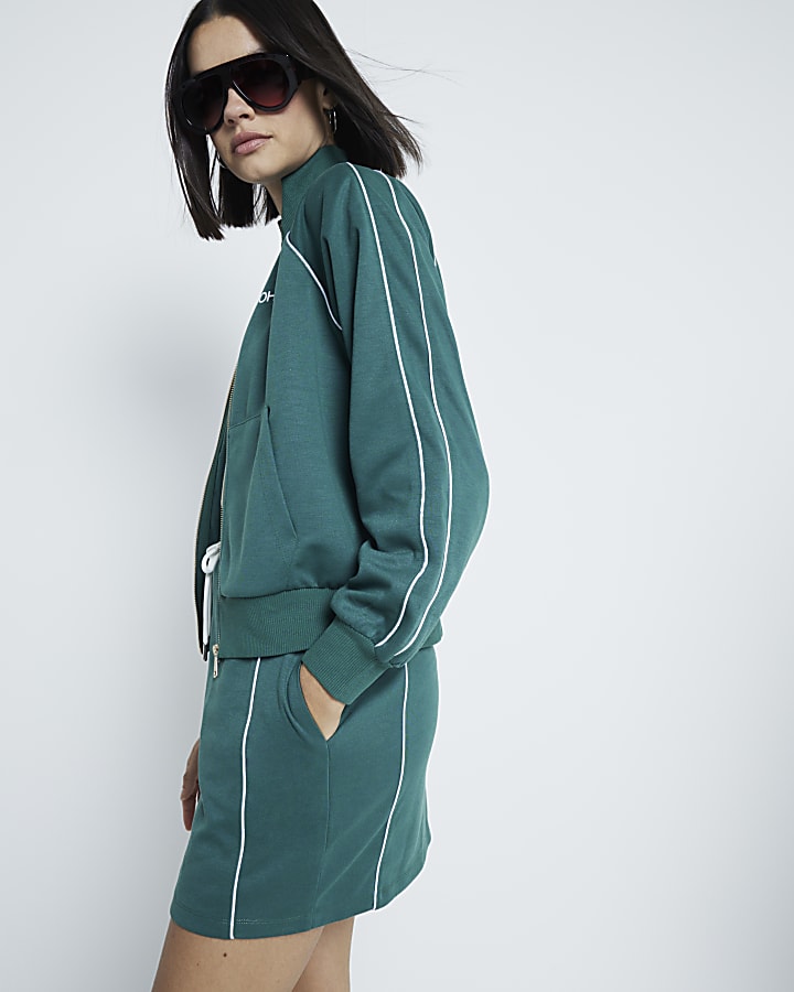 Green Soho NYC Track Top