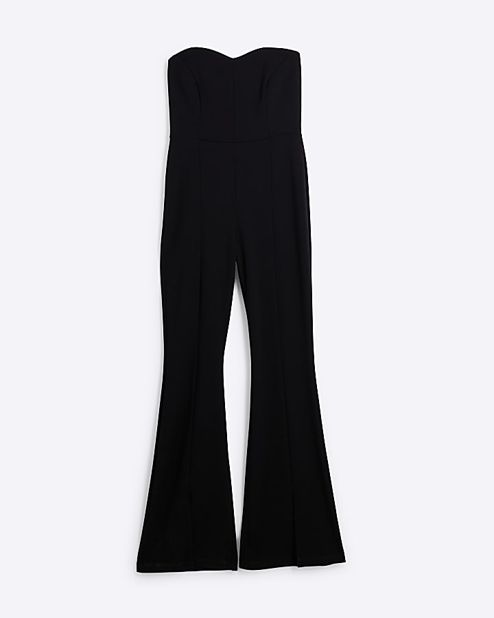 Black Bandeau Jumpsuit