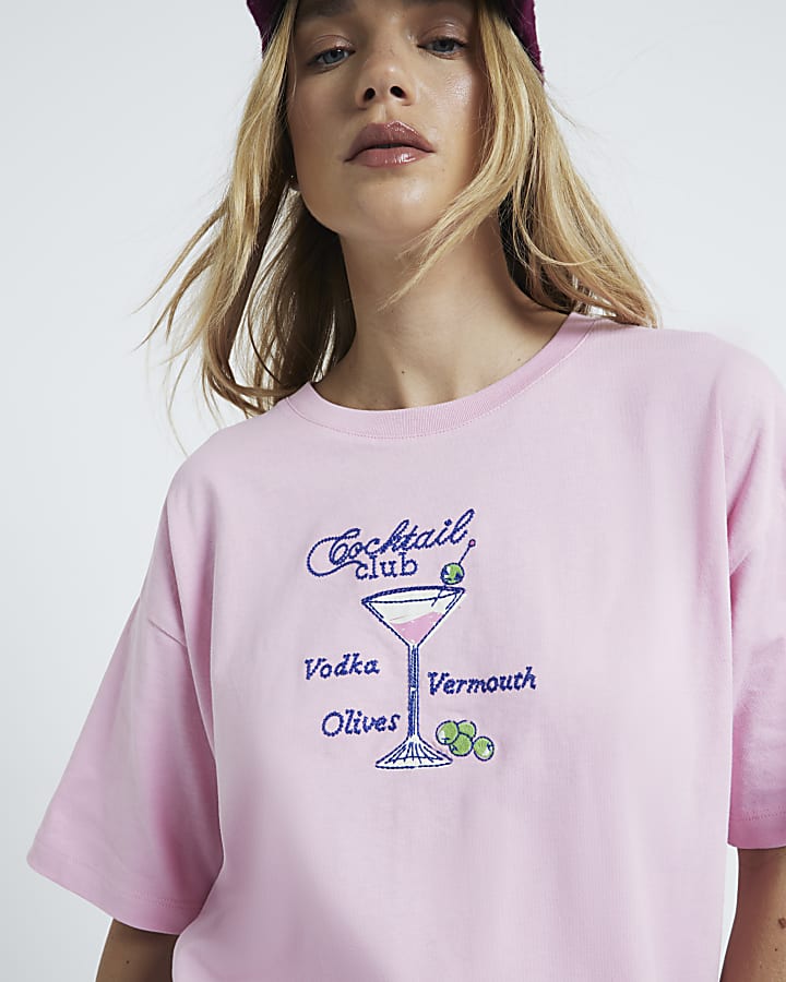 Pink Cocktail Club T-Shirt