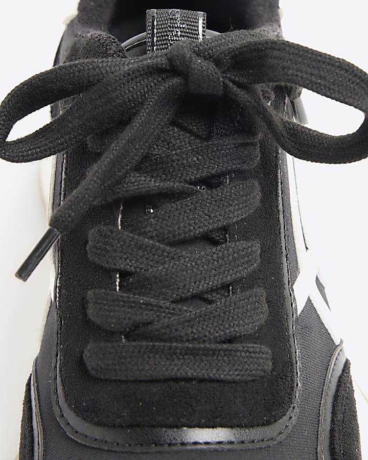 Black Mesh Trainers