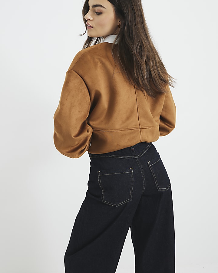 Indigo Oversized Balloon Jeans