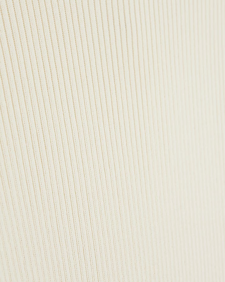 Cream Shoulder Military Dress