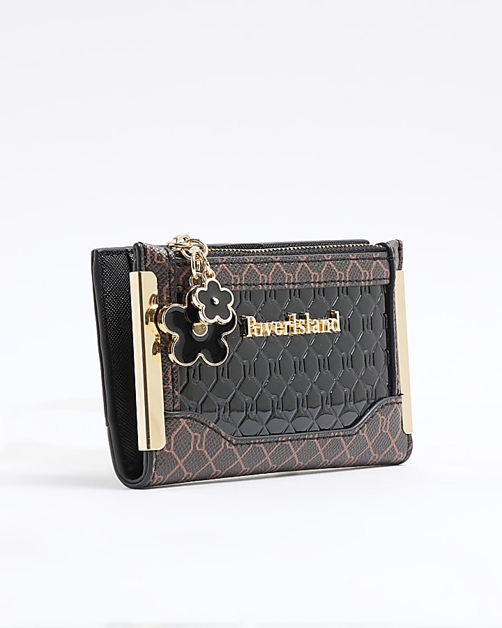 Black Patent Monogram Mini Purse