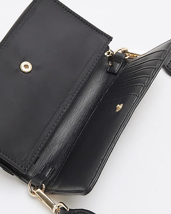 Black Zip Cross Body Purse