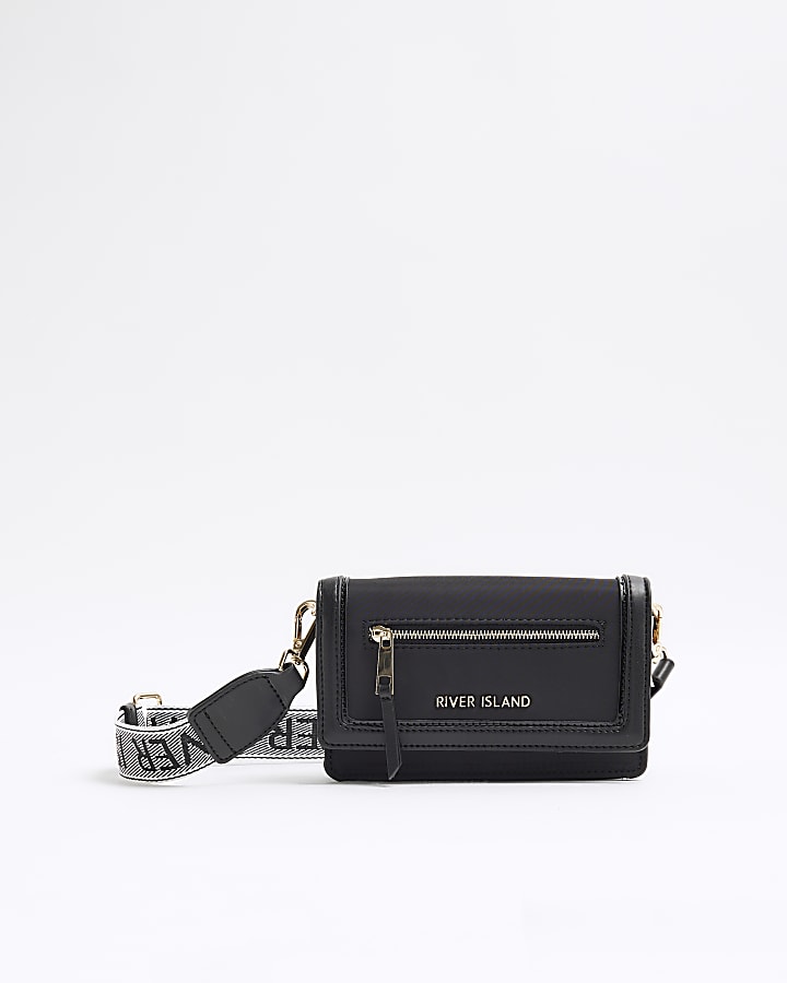 Black Zip Cross Body Purse