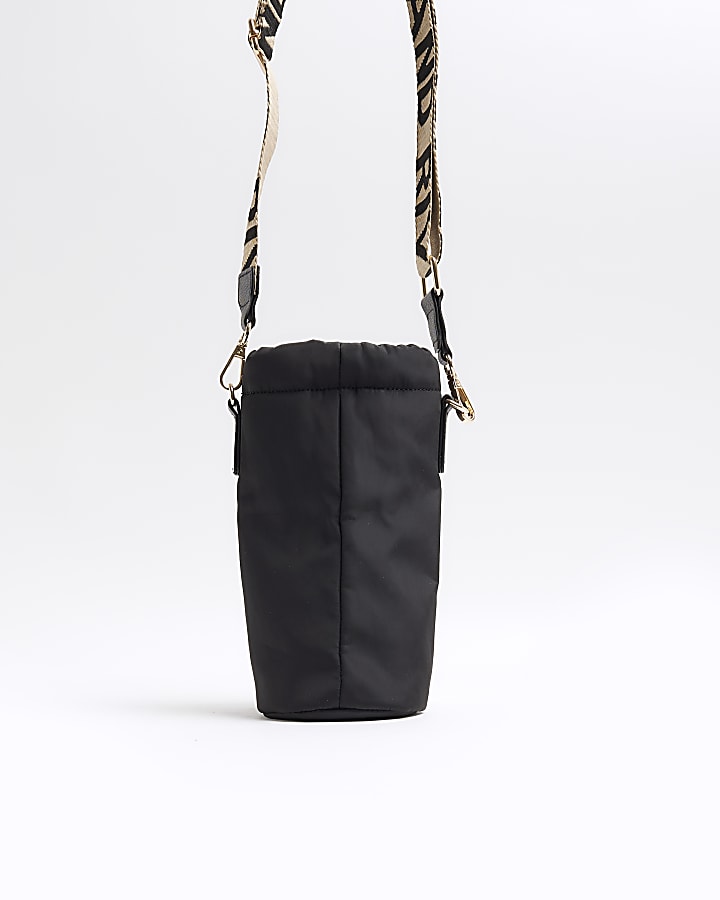 Black RI Bottle Holder Cross Body Bag