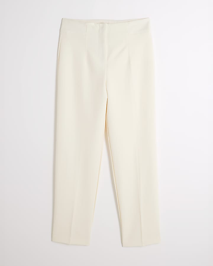 Cream Cigarette Trouser