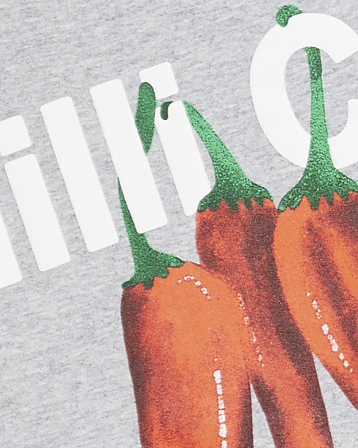 Grey Chilli Club graphic print t-shirt