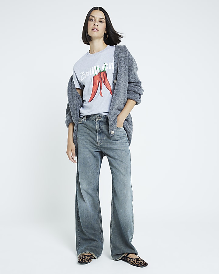 Grey Chilli Club graphic print t-shirt