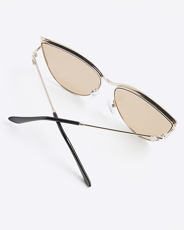 Gold Cat Eye Sunglasses