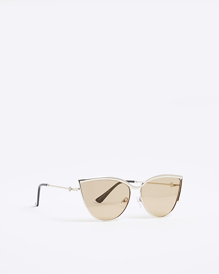 Gold Cat Eye Sunglasses