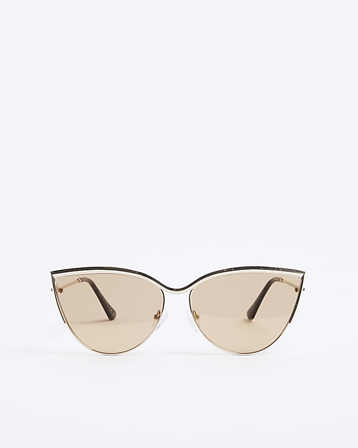 Gold Cat Eye Sunglasses