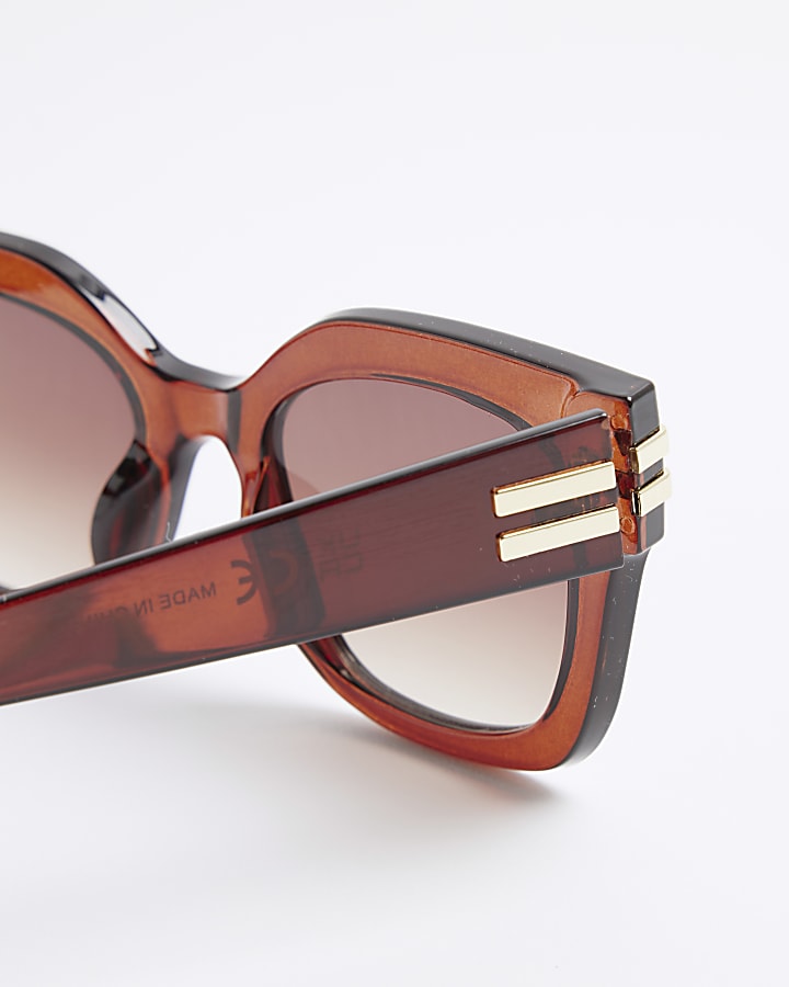 Brown Cat Eye Sunglasses