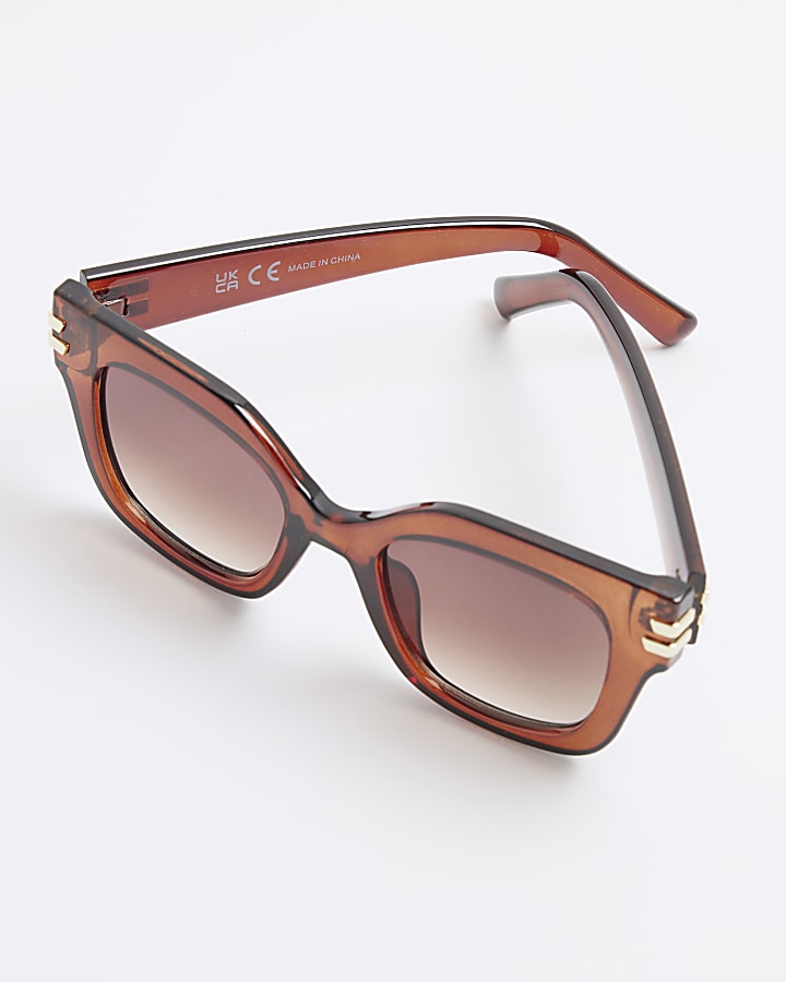 Brown Cat Eye Sunglasses