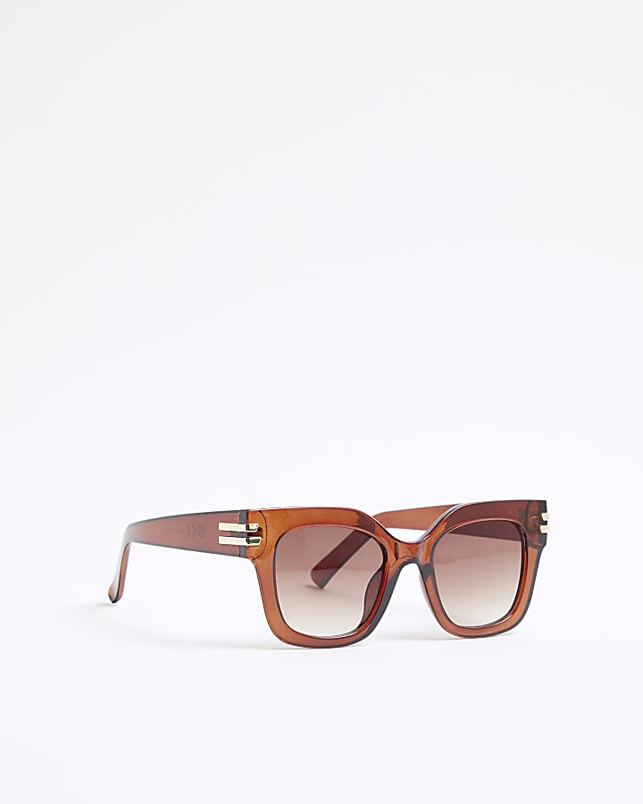 Brown Cat Eye Sunglasses