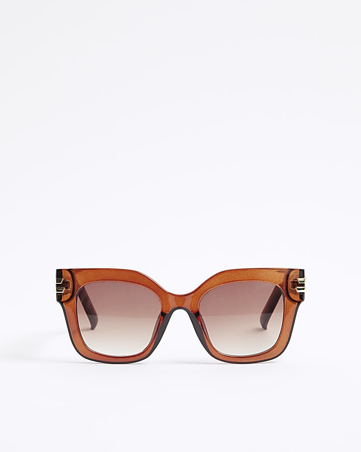 Brown Cat Eye Sunglasses