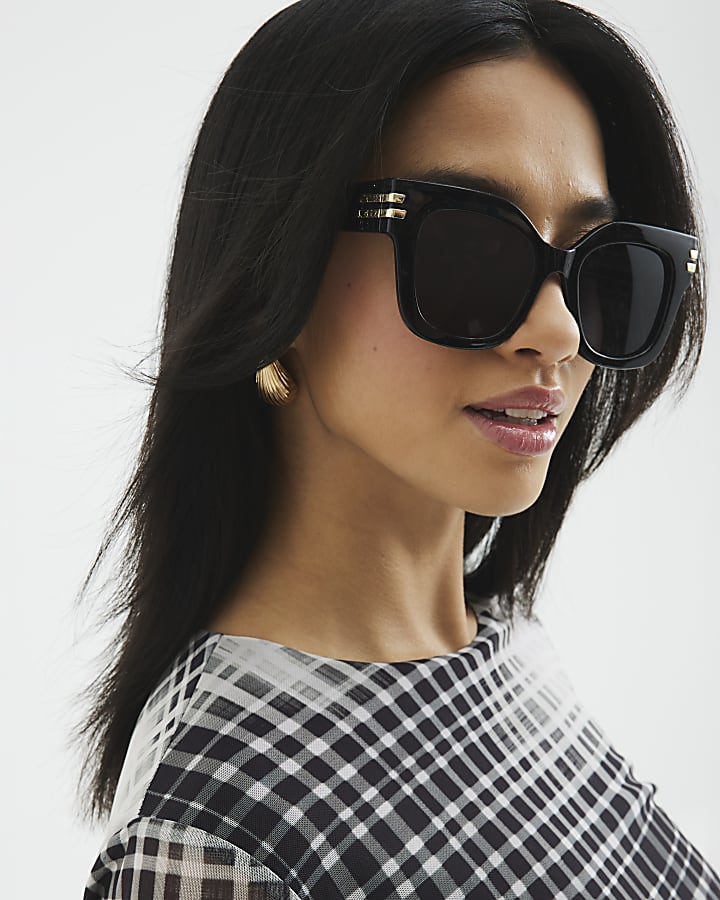 Black Cat Eye Sunglasses