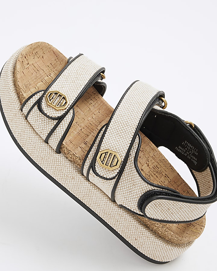 Beige Chunky Dad Sandals