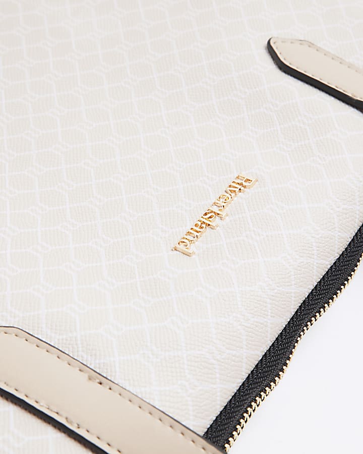 Beige Monogram Laptop Case