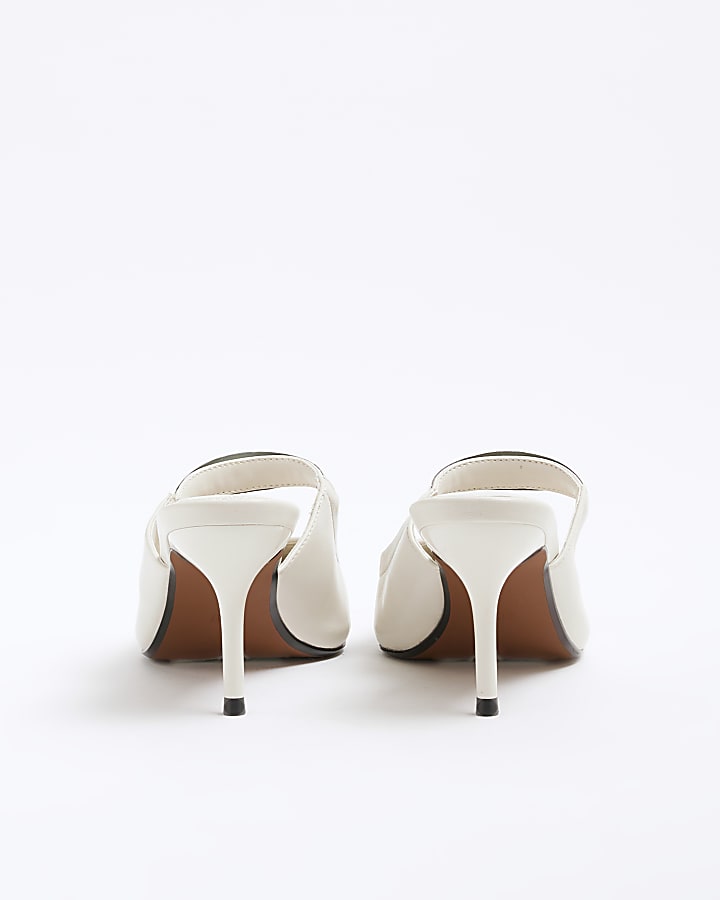 White Court Heel Shoes