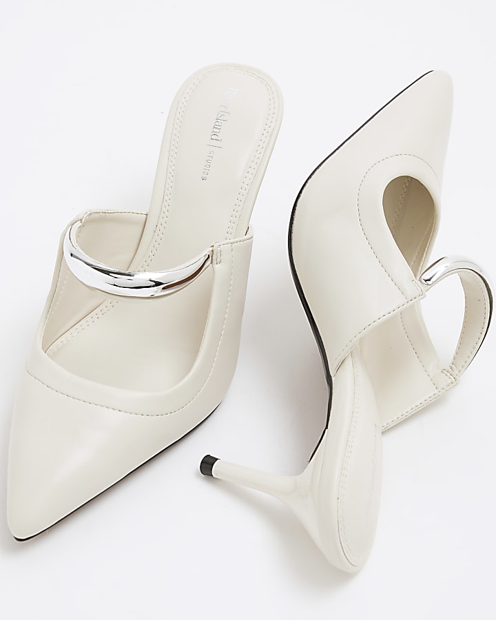 White Court Heel Shoes