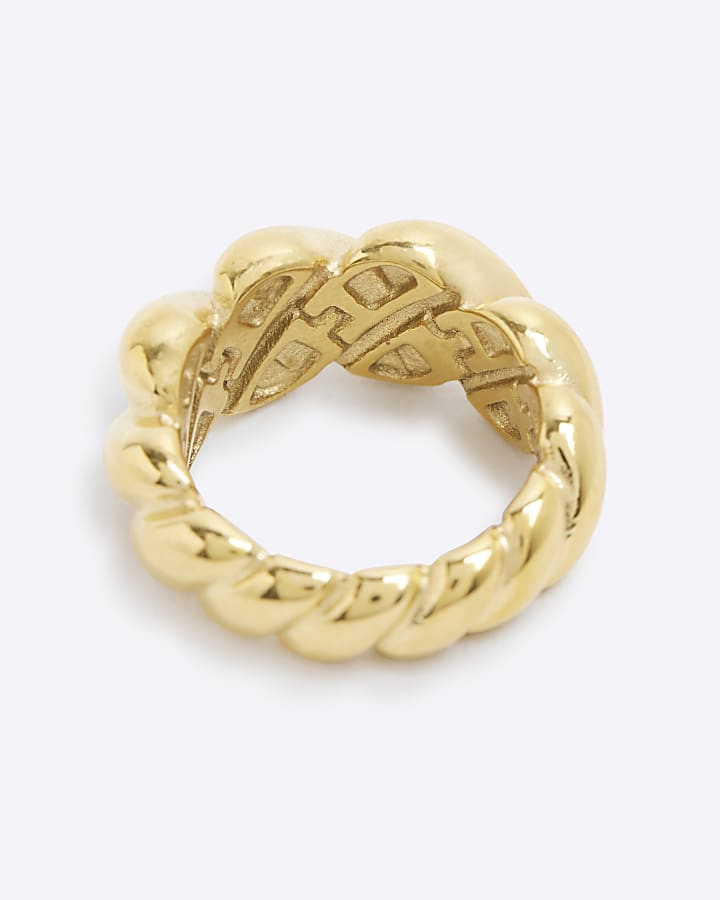 Gold Twisted Ring