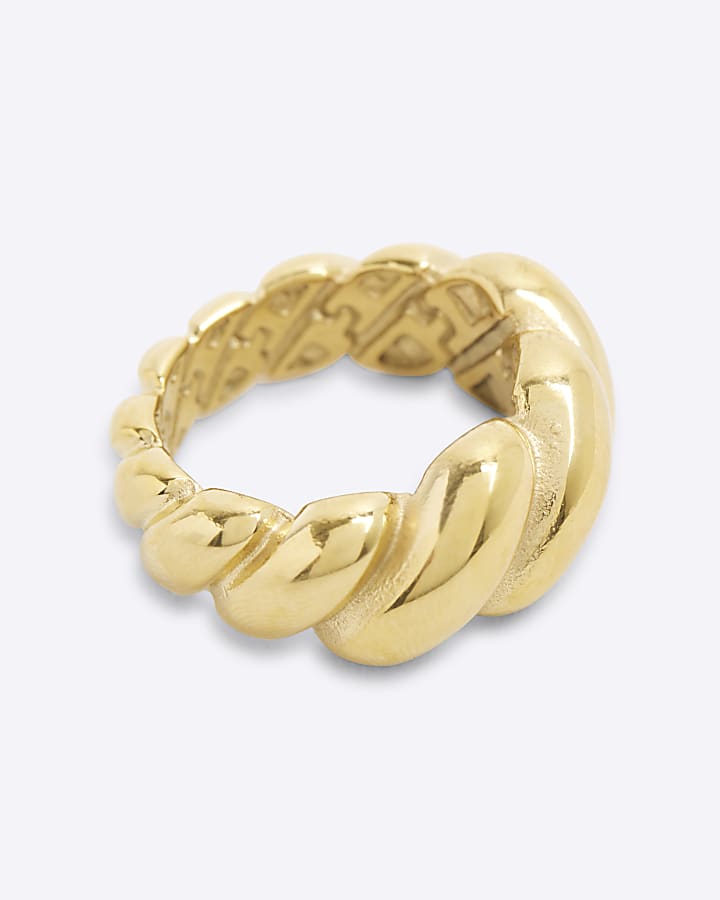 Gold Twisted Ring