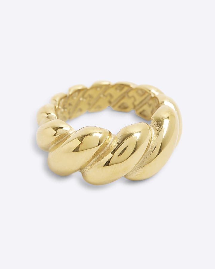 Gold Twisted Ring