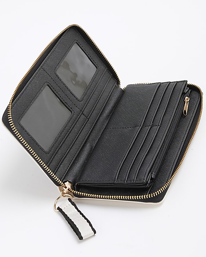 Black Canvas RI Zip Around Purse