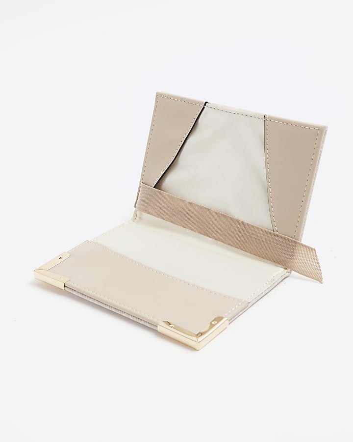 Beige Monogram Passport Holder