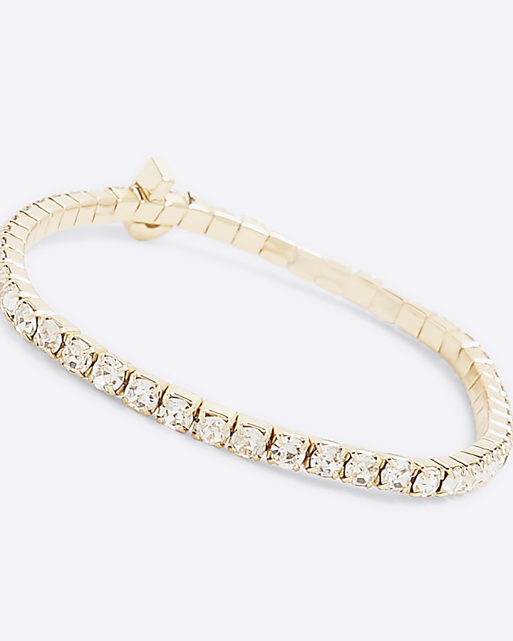 Gold Initial J Bracelet