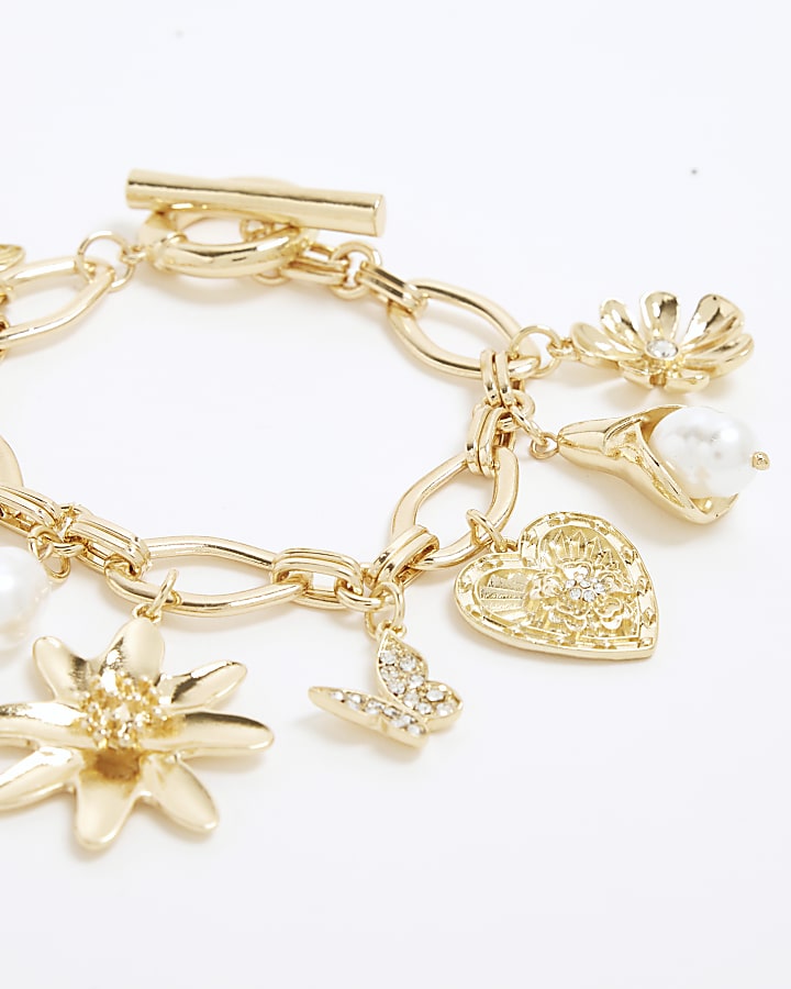 Gold Charm Bracelet