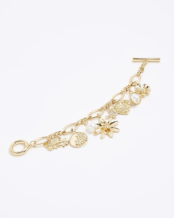 Gold Charm Bracelet