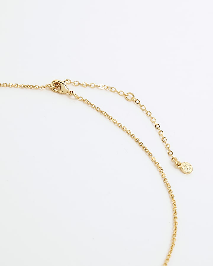 Gold Plated Ring Necklace