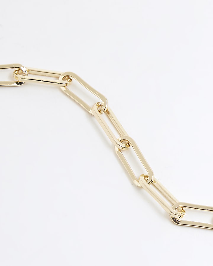 Gold Plated Chain Link Necklace